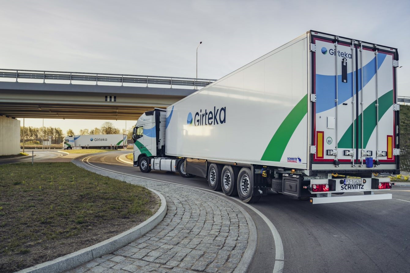 Girteka refrigerated and box trailers