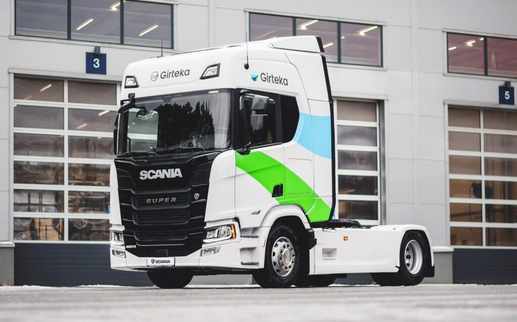 Scania Girteka electric trucks