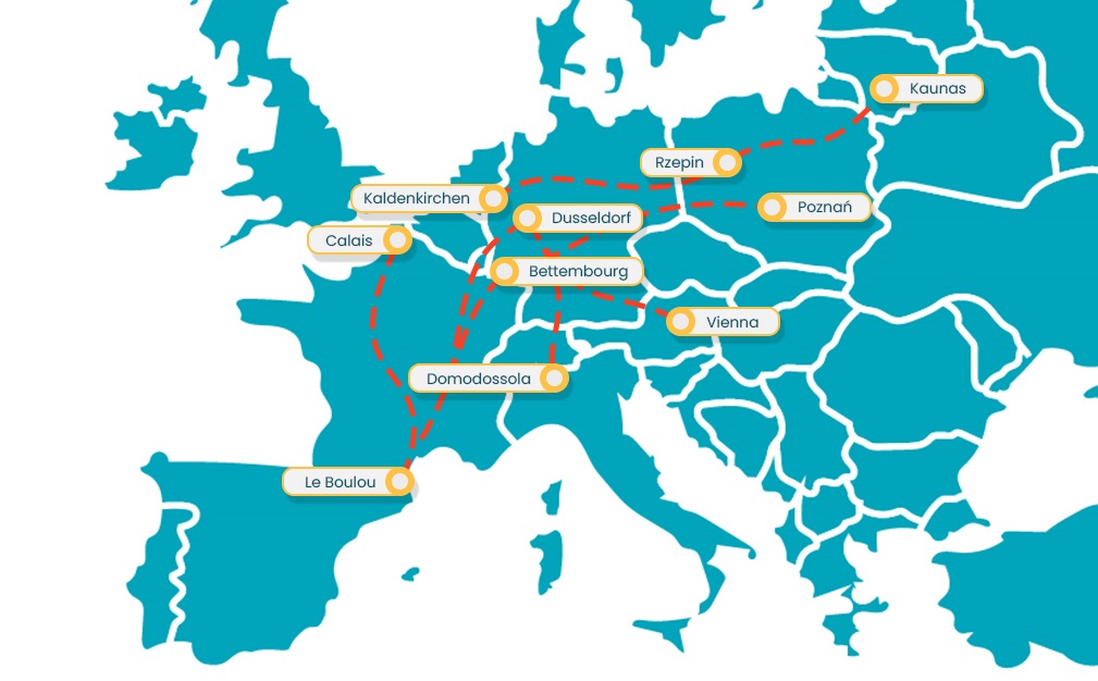 Girteka Intermodal Rail Transport in Europe