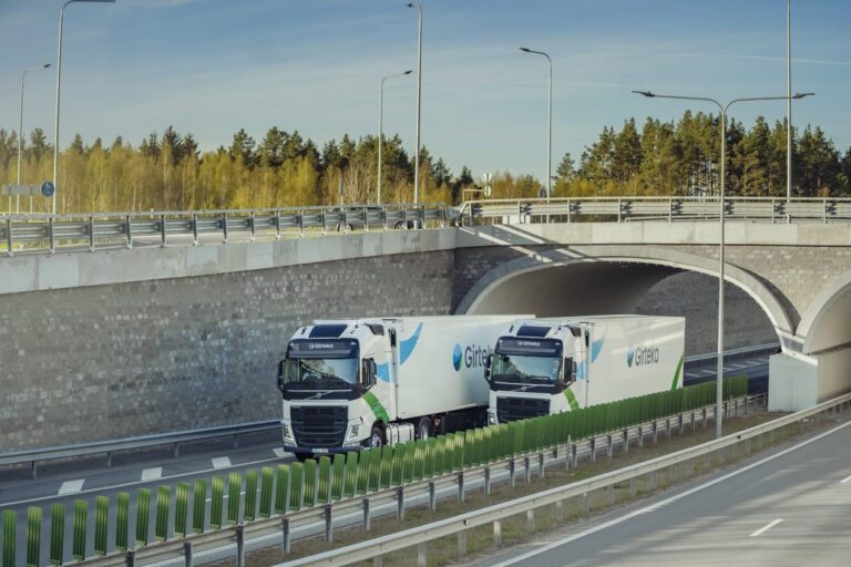 Girteka provides road freight transport from all of Europe to Great Britain