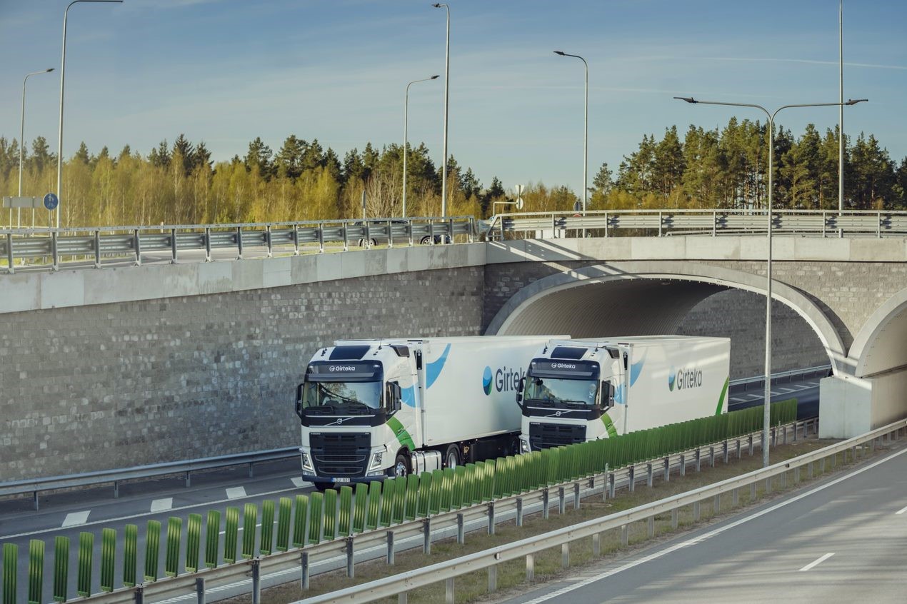 Girteka provides road freight transport from all of Europe to Great Britain